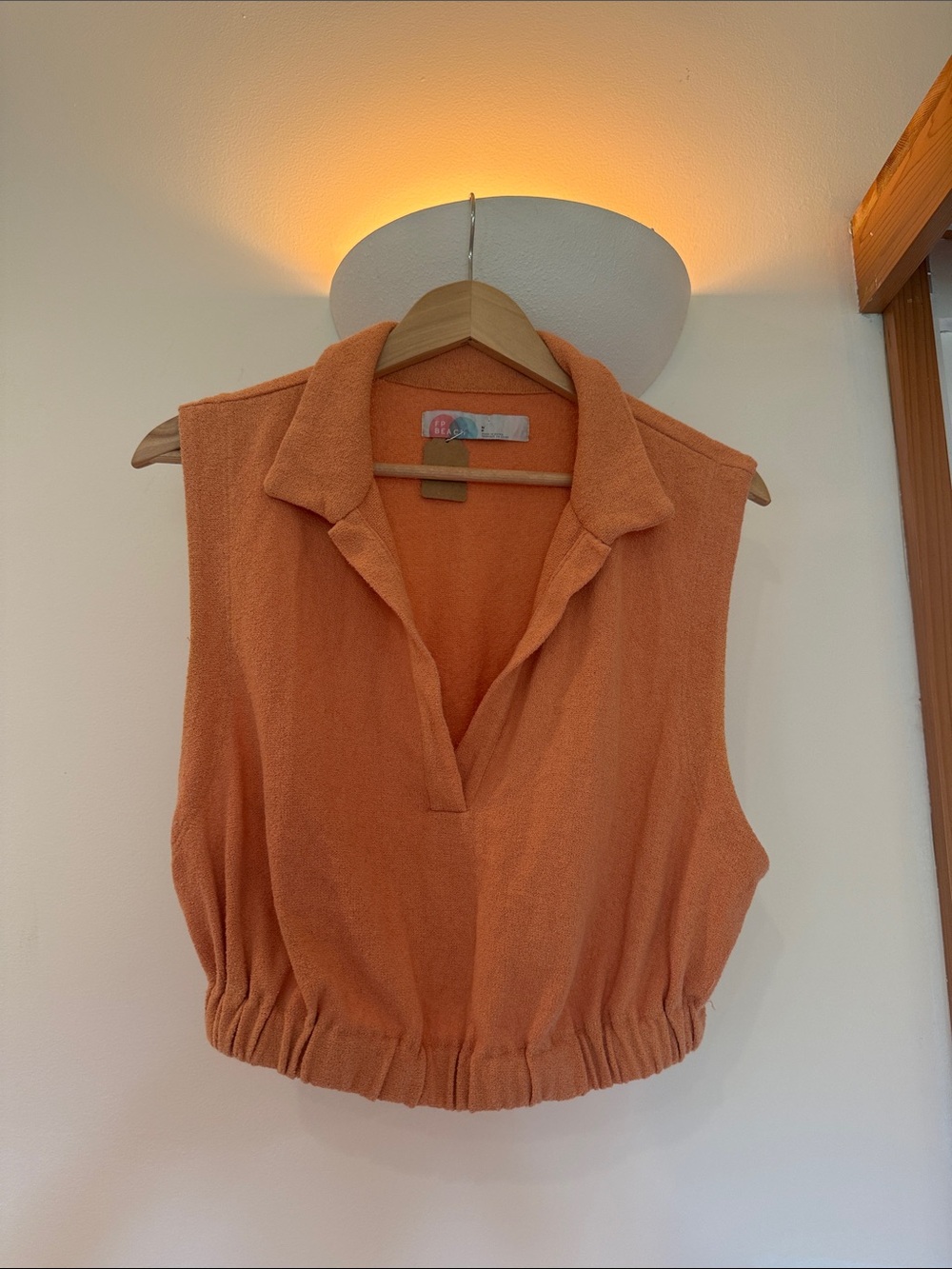 Free People Coral Sleeveless V‑Neck Sweater Vest